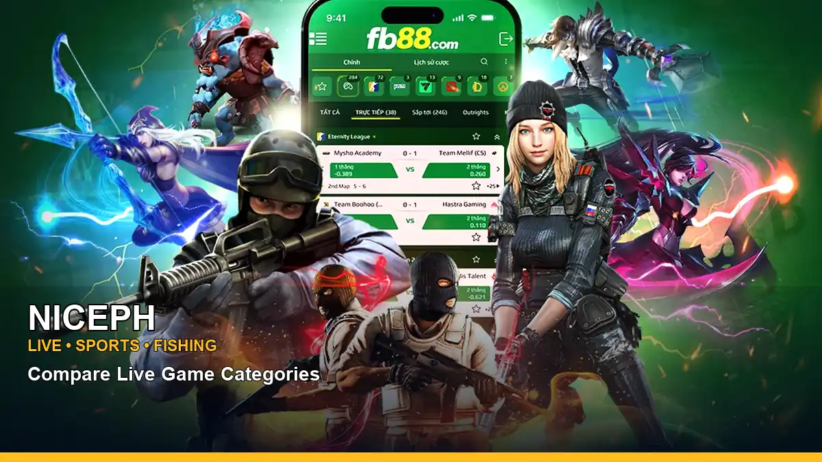 NICEPH sports betting and arcade games for Philippine players